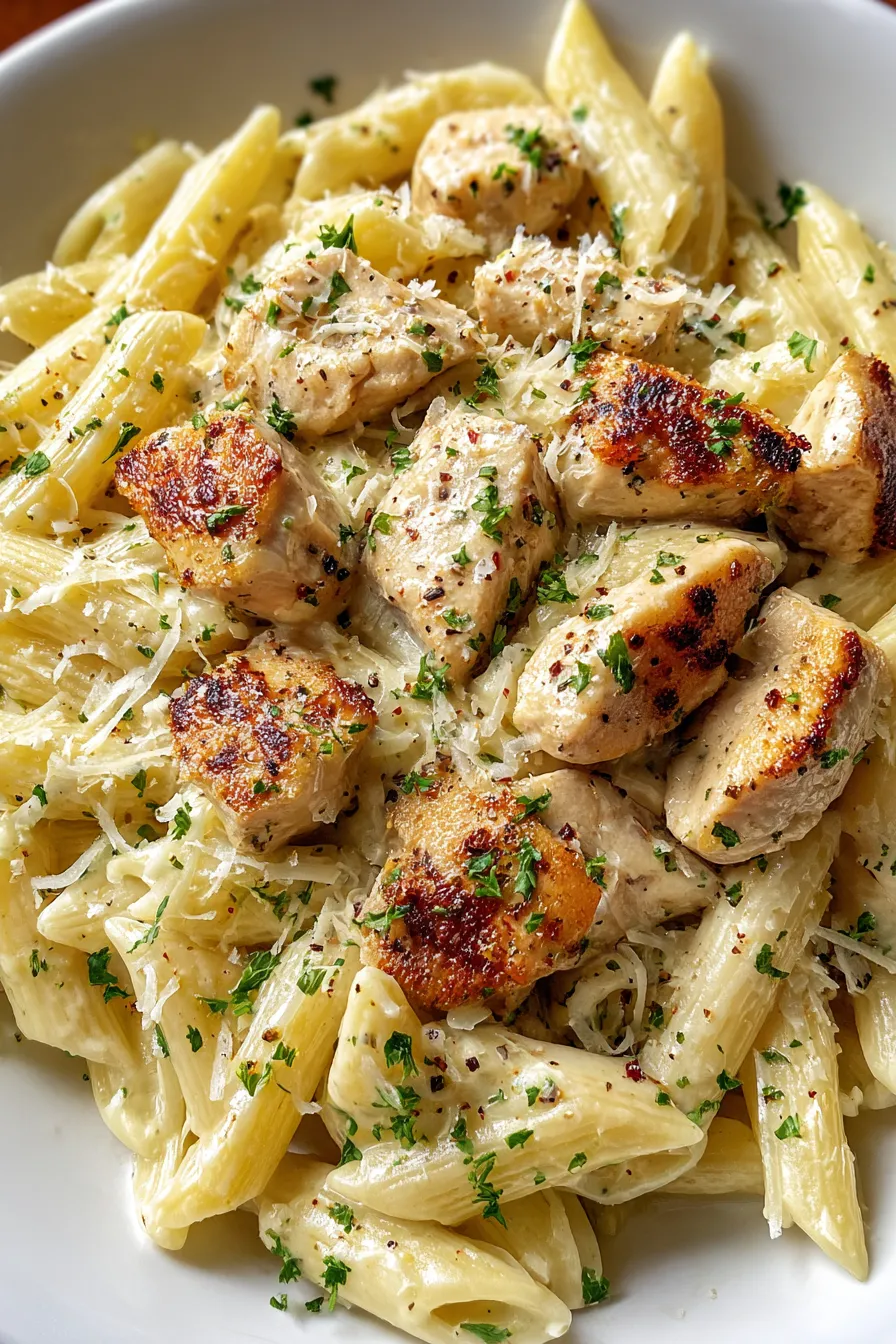 Creamy Garlic Parmesan Chicken Pasta – Andrew Taste