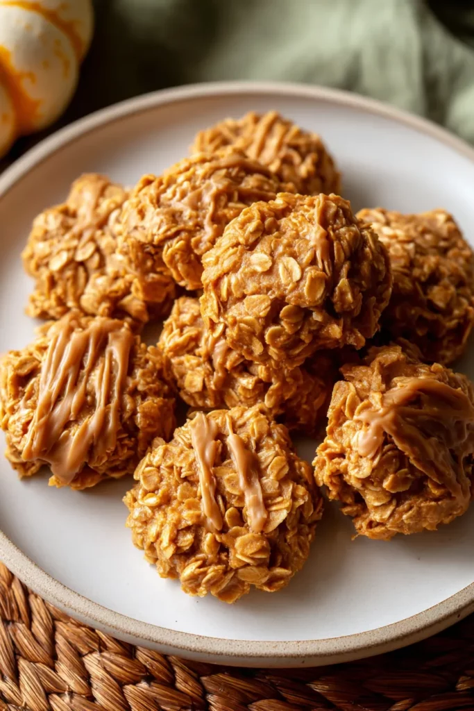 Pumpkin Spice No Bake Cookies – Andrew Taste